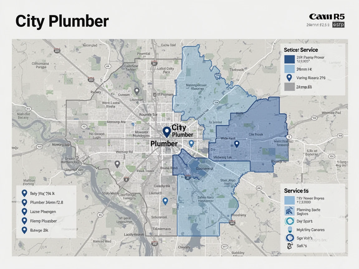 Plumbing Service Areas Map